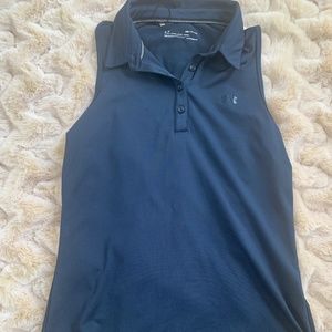 Under Armour Golf Polo, Navy, Small. Never Worn